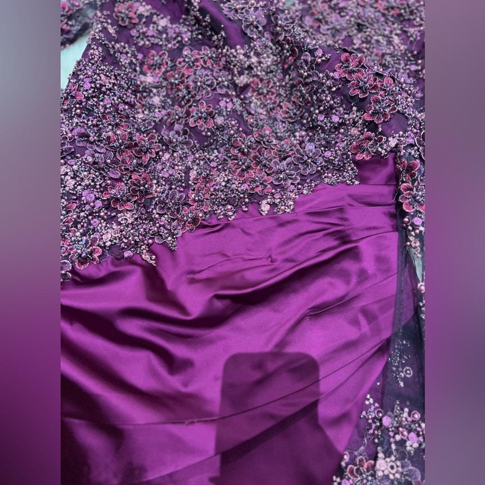 Walter Collection by Walter Mendez Custom Beaded Gown - Picture 14 of 17